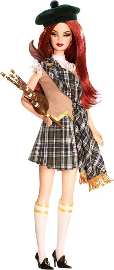 Barbie ワールドスコットランドのバービー人形｜ワールドセレクトショップ