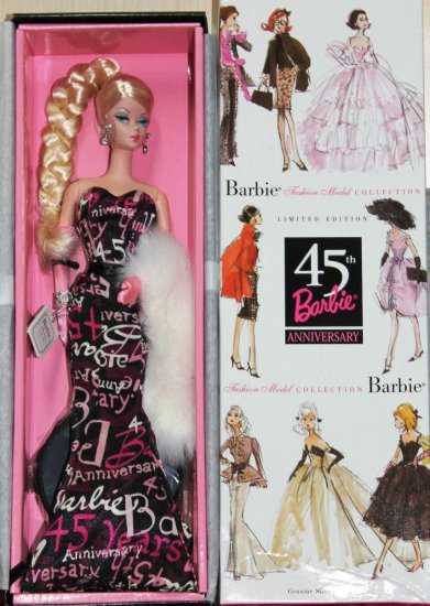 気質アップ Barbie マテルシルクストーン45周年記念バービー-BFMC