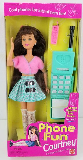 Barbie バービー電話ファンコートニードール、スキッパーの友人（1995）｜ワールドセレクトショップ