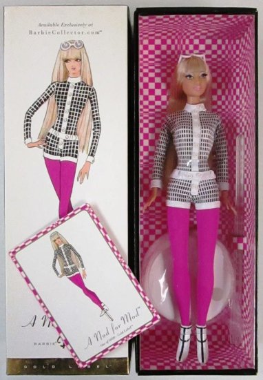 Barbie Mod Gold Label Collector Dollのうなずき