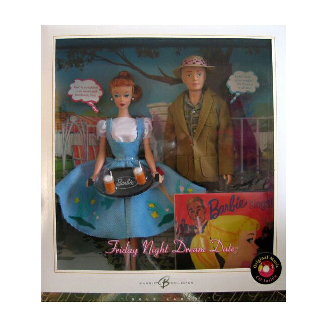 Barbie バービーフライデーナイトドリームデートバービー＆ケンドールギフトセットW CD -Gold Label Reproduction Collector（2006）