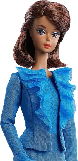 Barbie バービーファッションモデルコレクションスーツ人形、青