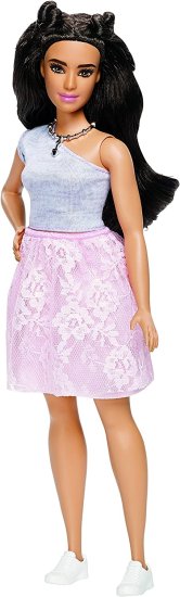 Barbie バービーファッショニスタドール65パウダーピンクレース