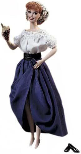 Barbie マテルの「I Love Lucy -Lucy's Italian Movie」のルーシーとしてのバービー