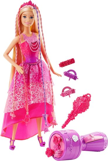 Barbie バービーエンドレスヘアキングダムスナップ 'nスタイルプリンセスドール
