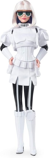 Barbie バービーコレクターのスターウォーズストームトルーパーXあやつり人形（?12in）モノクローム流行り物と佩び物、あやつり人形照明ランプと拠りどころ性の証拠だてる書付き添い人