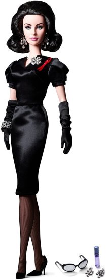 Barbie バービークラシックバイオレットアイズエリザベステイラー12inあやつり人形マテル手あそび