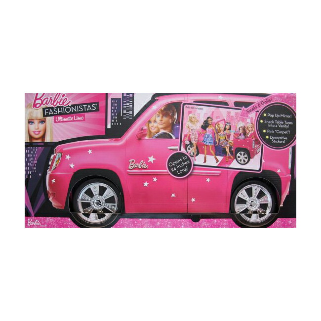 数量限定 Barbie バービーファッショニスタ究極の拡張可能なリムジンWバニティ ポップアップミラーなど 2010
