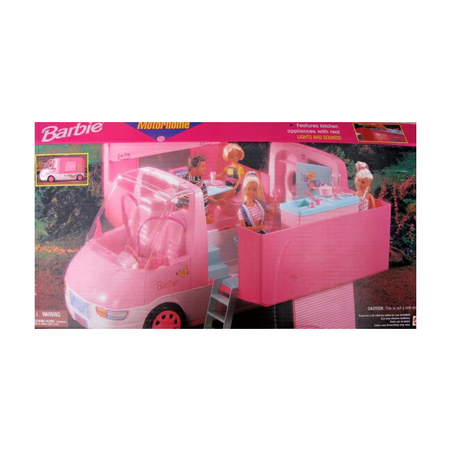 Barbie バービーキャンピングカー「巫女寄せ」旅するモーターホームバンWともし火＆物音（1996）