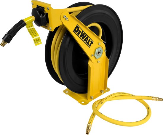 Dewalt デウォルト DXCM024-0343 Double Arm Hose Reel with 3/8” x 50’ Premium Rubber Hose 31,785円