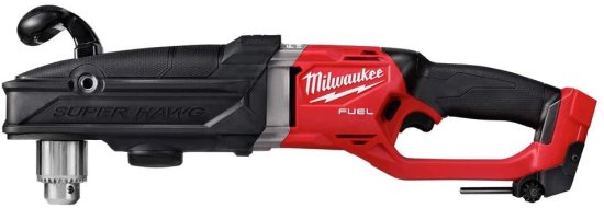 Milwaukee 2809-20 M18 FUEL 18-Volt Lithium-Ion Brushless Cordless GEN 2 Super Hawg 1/2 インチ. Right Angle Drill (Tool-Only)