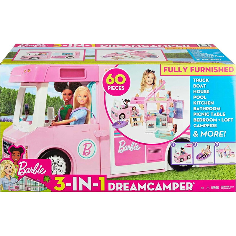 Barbie バービー キャンピングカー プレイセット ドリームキャンパー｜ワールドセレクトショップ