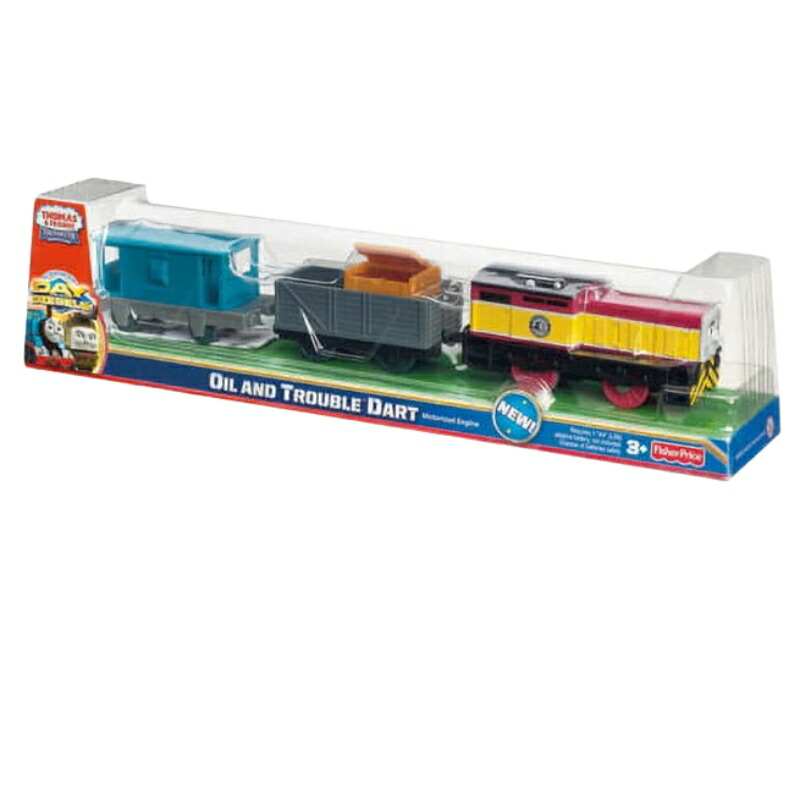 THOMAS & FRIENDS trackmaster oil and trouble dart Motorized Engine｜ワールドセレクトショップ