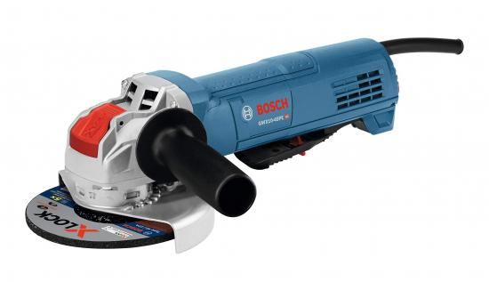 Bosch GWX10-45PE 4-1/2in X-LOCK エルゴノミックアングルグラインダー（パドル取り替えっこ付き添い人）