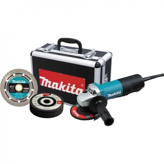 Makita マキタ 9557PBX1 4-1/2\" パドルスイッチカットオフ/一角圧砕機"