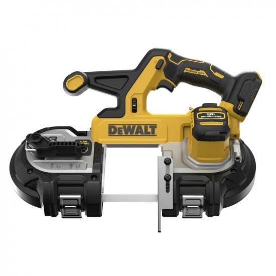 DEWALT 20V MAX XR バンドソー、ブラシレスモーター、ポータブル＆コードレス、3-3/8インチの切断能力、本体のみ (DCS378B)