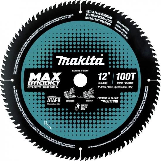 Makita マキタ B-67000 12インチ 100T 超硬チップ付き 最大効率マイターソーブレード