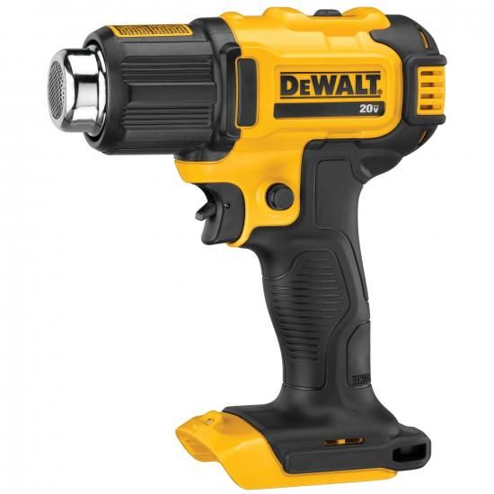 DEWALT 20V MAX ヒートガン、コードレス、最大990度、稼働時間42分、LEDライト、本体のみ (DCE530B)