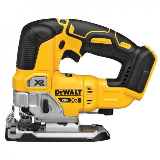 DEWALT 20V MAX XR ジグソー、ブレード速度 3,200、コードレス、ブラシレスモーター、LEDライト、本体のみ (DCS334B)