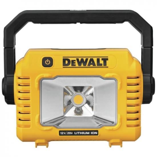 DEWALT 12V/20V MAX LEDやり方灯、パウダーコンパクト、360度回転させる手持ち部分、明るさ2000lm、コードレス、本体のみ (DCL077B)