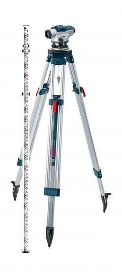 BOSCH GOL 32CK 32倍自動小銃光学気泡管水準器一揃いの道具（軽銀三脚、評点極点、下げ振り、物の具一揃いの道具、キャリングケース属する） DIY・工具-その他