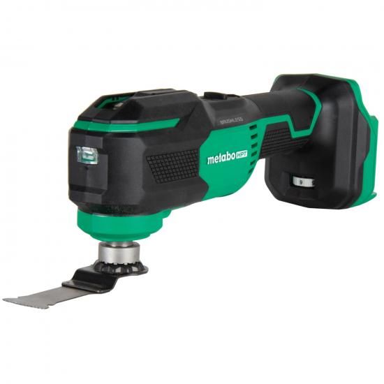 Metabo HPT 18V マルチボルト コードレス振動マルチツール、低振動設計、ユニバーサルデザイン、6段階速度設定、ユーザー振動保護、スターロック、ツール本