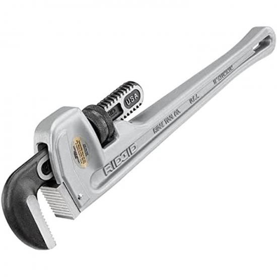 RIDGID 31100 モデル818 アルミニウムストレートパイプレンチ、18インチ配管レンチ