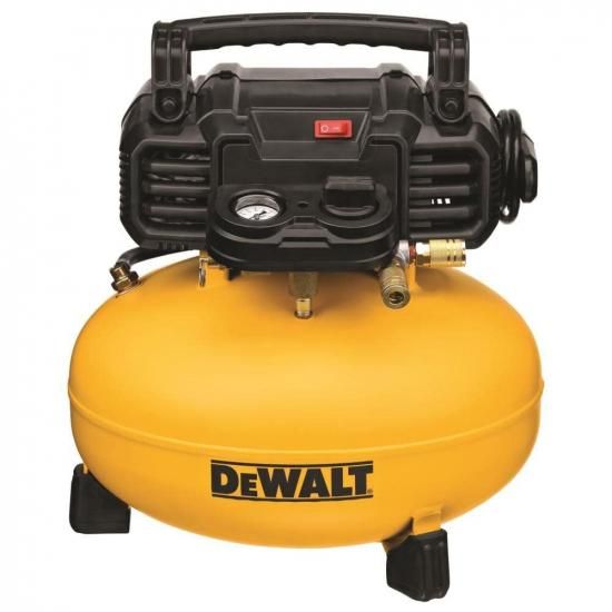 DEWALT ホットケーキ型エアコンプレッサー、6gal、165 PSI (DWFP55126)