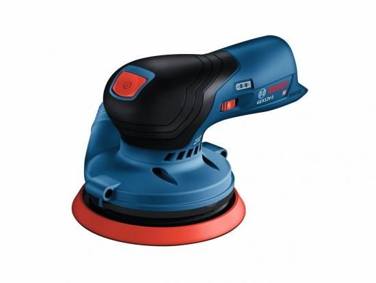 BOSCH GEX12V-5N 12V Max 毛はらい受け答え 5in ランダムオービットサンダー - 万物の霊長科学技術に基づいたパームグリップ、集塵取り合わせ、スピードセレクター、ホンブルグ帽