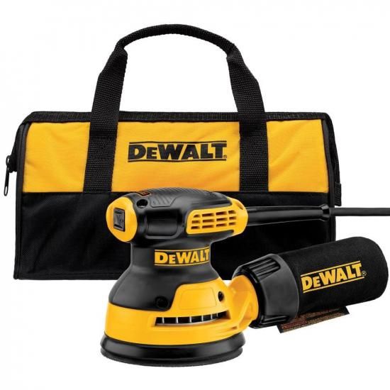 DEWALT オービタルサンダーキット、5インチ、3アンペア、コード付き、12,000 OPM (DWE6421K)