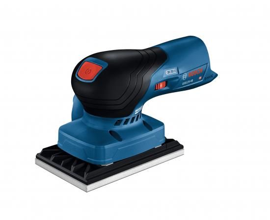 BOSCH GSS12V-40N 12V Max ブラシレスオービタル仕上げサンダー(ダストバッグ、1/4および1/3シート付き、本体のみ)