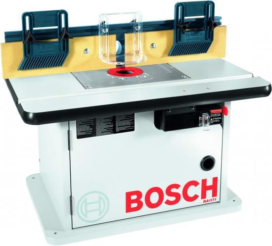 BOSCH RA1171 25-1/2インチ x 15-7/8インチ ベンチトップ ラミネートMDFトップキャビネットスタイルルーターテーブル（ダストコレクションポート2個付き） 42,720円