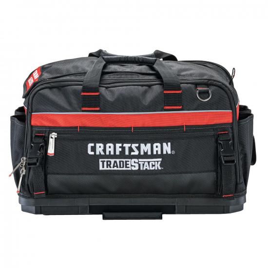 CRAFTSMAN TRADESTACK 物の具御徒面子、22.5in、耐久性ポリエステル、黒いこと＆赤いこと (CMST21450)