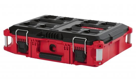 Milwaukee ミルウォーキー電動物の具 48-22-8424 パックアウトツールボックス 22in、赤いこと DIY・工具-その他-花・ガーデン・DIY