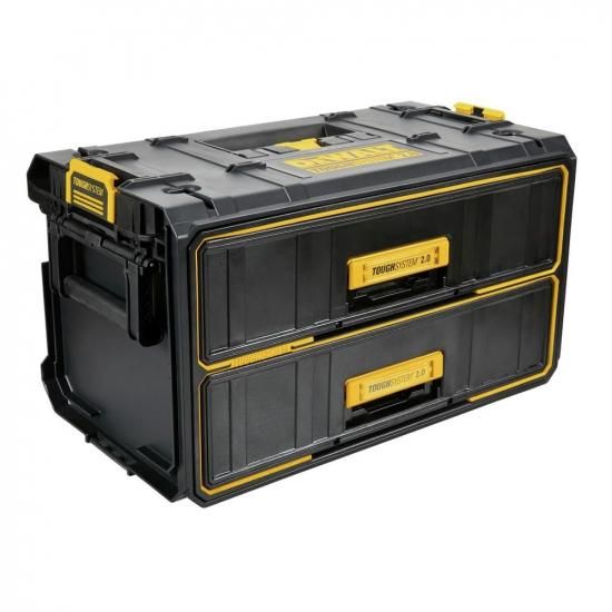 DEWALT ToughSystem ツールボックス、2.0 2段引き出し、21.8インチ (DWST08320)