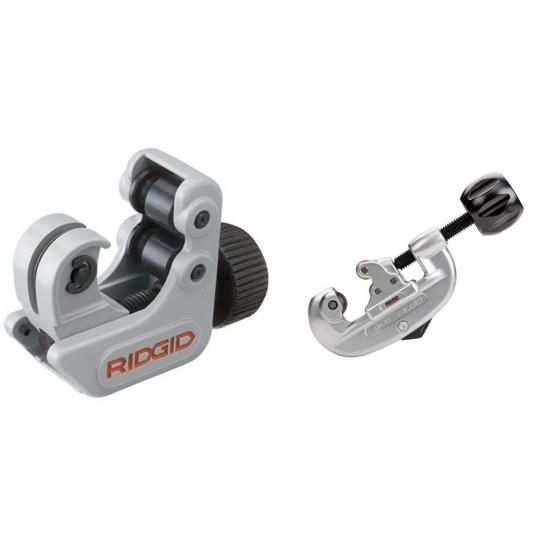RIDGID チューブカッター クローズクォーターおよびスクリューフィードモデルバンドル (101、15)