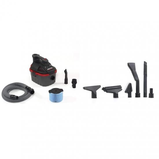 RIDGID 4000RV ウェット＆ドライバキューム + ワークショップウェット＆ドライバキュームアクセサリキット