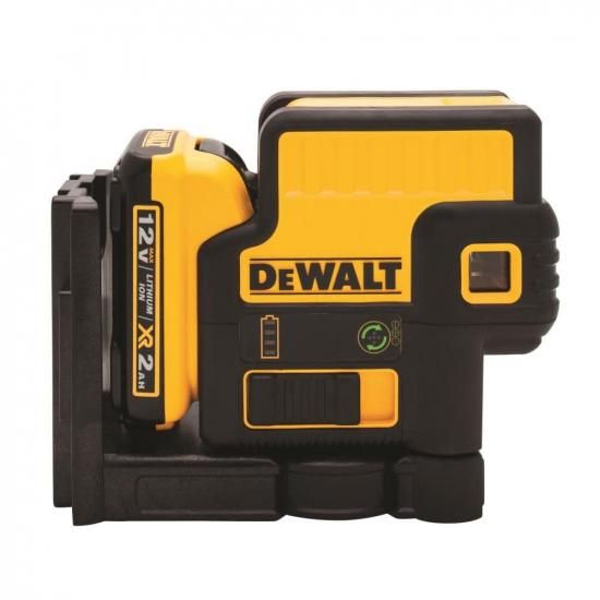 DEWALT 12V MAX* レーザ気泡管水準器、5斑点模様緑であることレーザ、150フート活動の領域 (DW085LG)