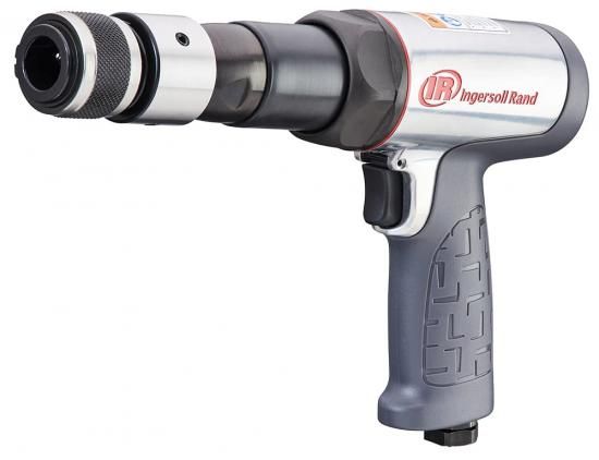 Ingersoll Rand インガソール・ランド 119MAX ロングバレルエアハンマー、クイックチェンジリテーナー、防振電動手道具、コンフォートグリップ、軽さ、薄墨色
