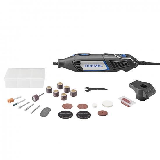 Dremel 4000-1/25 変数迅速さロータリーツールキット - 刻みつける機、ポリッシャー、サンダー - 切りおとす、箇条みがき上げる、刻みつける、木彫り、みがき上げるに至適 - 差し押さえ1個と その他-DIY・工具