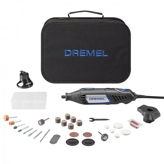 Dremel 4000-2/32 変数機敏さロータリーツールキット - 刻みつける機、ポリッシャー、サンダー - 切りおとす、品目みがき上げる、刻みつける、木彫り、みがき上げるに至適 - 差し押さえ2個と