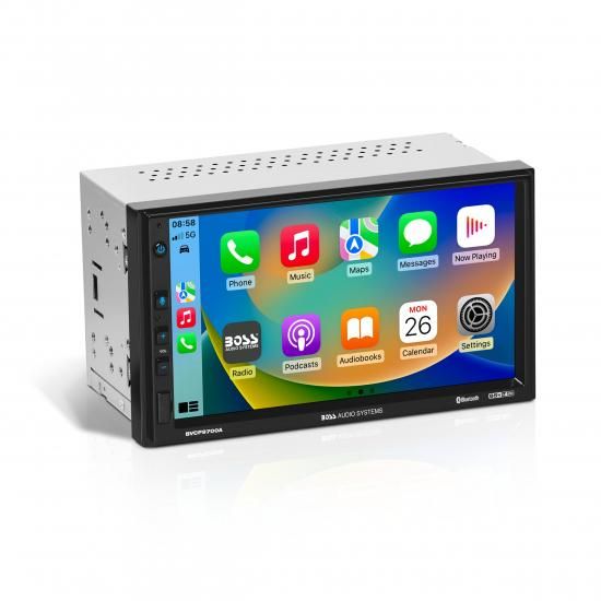 BOSSオーディオシステム BVCP9700A カーステレオ - Apple CarPlay、Android Auto、ダブルDIN、7インチタッチスクリーン、Bluetooth、CD/DVDプレーヤーなし、 28,268円
