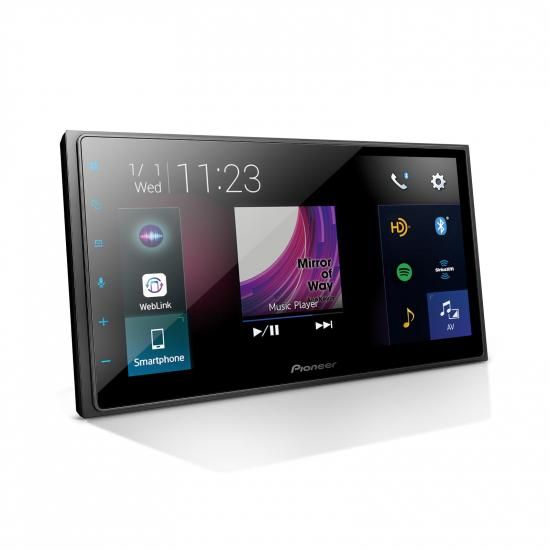 Pioneer パイオニア DMH-2660NEX 6.8インチ 静電容量式タッチスクリーン、ダブルDIN、有線Apple CarPlay & Android Auto、Amazon Alexa、Bluetooth、バック