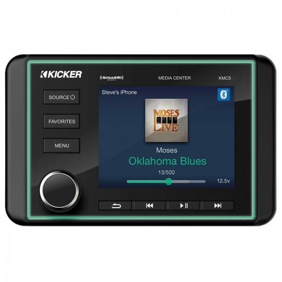 Kicker 46KMC5 耐候性ゲージスタイルメディアセンター（Bluetooth搭載）｜ワールドセレクトショップ