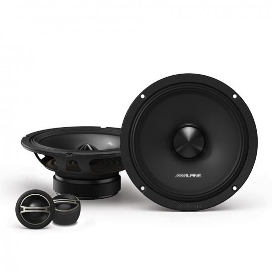Alpine DM-65C-G 6.5インチ コンポーネント 2ウェイスピーカーセット（ペア）