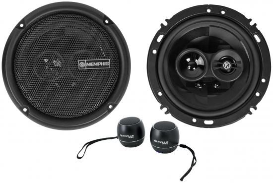 メンフィス ペアオーディオ PRX603 6.5インチ 100W 3ウェイカースピーカー+Bluetoothスピーカー