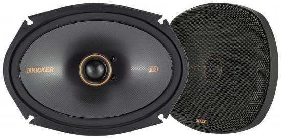 Kicker 51KSC6904 KSシリーズ 6x9 同軸スピーカー（1インチツイーター付き、4オーム、ペア）