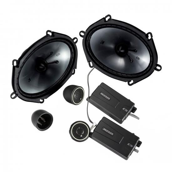 Kicker 46CSS684 CSシリーズ CSS68 6x8インチ (160x200mm) コンポーネントシステム、0.75インチツイーター、4オーム (ペア)｜ワールドセレクトショップ