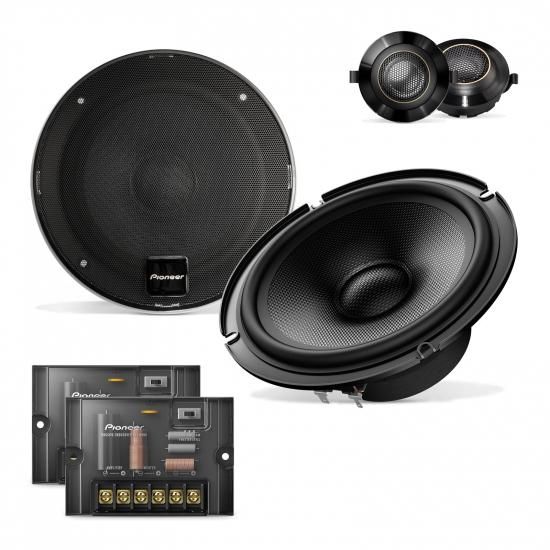 Pioneer パイオニア Zシリーズ TS-Z65CH 6.5インチ 2ウェイスピーカー（ペア） ? 最大330W、鮮明な高音とクリアなボーカル、オーディオファイルアップグレー