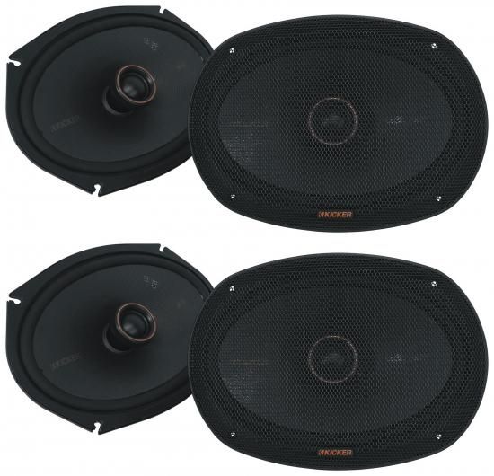 オーディオセービングバンドル: (2) ペア Kicker 51KSC6904 6x9 150ワット RMS カーオーディオスピーカー KSC6904 KSC690 (アイテム 4)